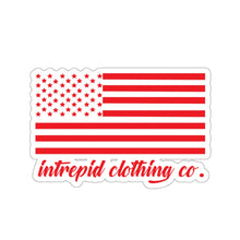 ICC Flag red Kiss-Cut Stickers