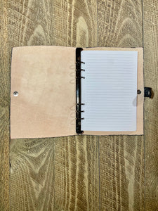 Police refillable 6 ring journal