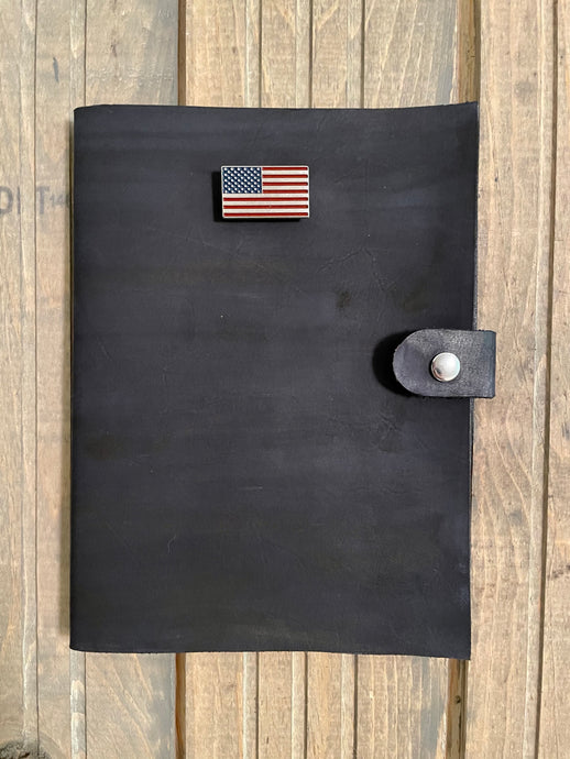 USA Flag refillable 6 ring Journal